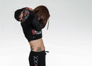 Awa African print cropped hoodie