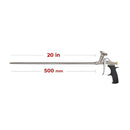 Intertool Long Nose Foam Dispensing Gun - 20in Aluminum Long Needle with 6mm Brass Tip