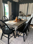 Double Pedestal Dinning Table
