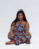 Multi-way Yoga jumpsuit - African print one piece
