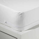 Better Home Deluxe Vinyl Zippered Mattress Cover & Protector, White