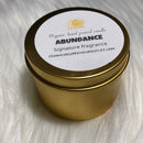 Money Manifestation candle - Abundance candle with gold flakes