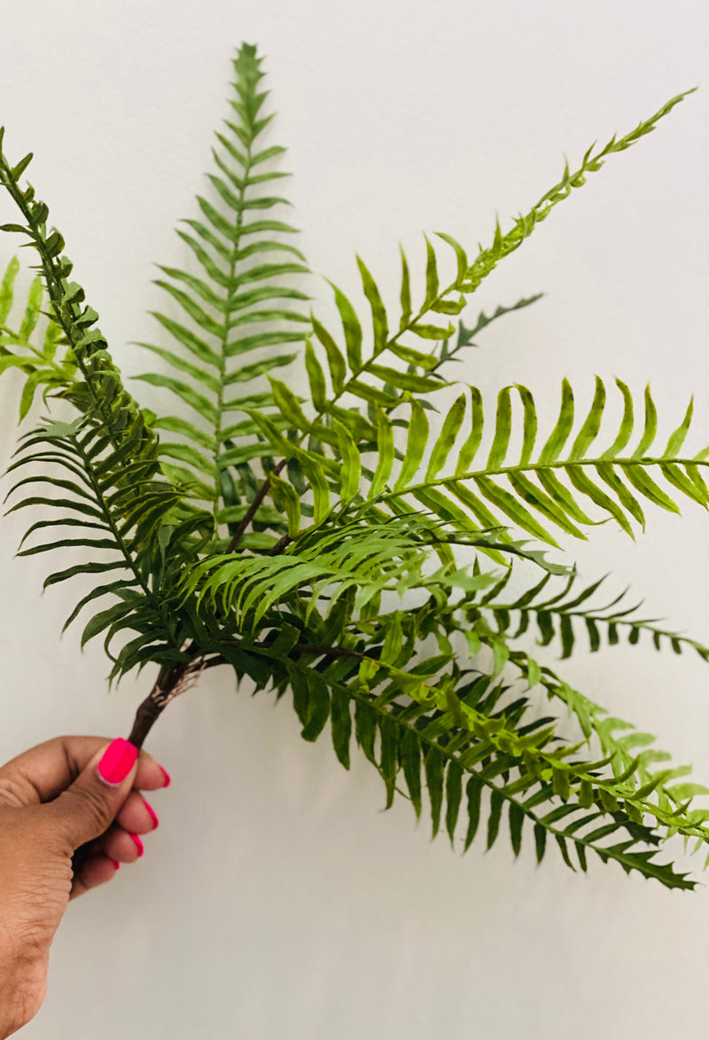 Real Touch Artificial Boston Fern- Bundle of 4