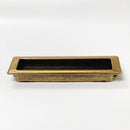 Recessed Antique Brass Closet and Drawer Pulls