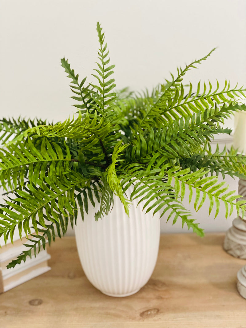 Real Touch Artificial Boston Fern- Bundle of 4