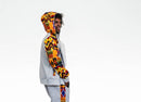 Grey Hoodie- Unisex | Kente gold