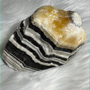 Banded Calcite rough stone - Large crystals for room decor
