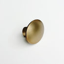 Oval Brushed Bronze "Dome" Cabinet Knob
