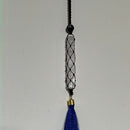 Evil Eye & Selenite ornament for room - Spiritual charm