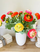 Artificial  Real Touch Ranunculus Stem-Bundle of 3