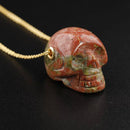 Skull Crystal pendant necklace - Unisex