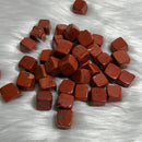 Red Jasper tumble square stone