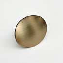 Oval Brushed Bronze "Dome" Cabinet Knob