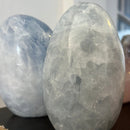 Blue Calcite Tower - Tall Blue crystals