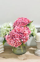 Bundle of 3 Artificial Real Touch Hydrangea Stem