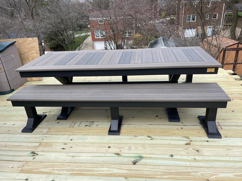 Trestle X Outdoor Bench