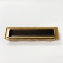 Recessed Antique Brass Closet and Drawer Pulls