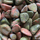 Unakite tumble stone