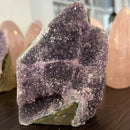 Amethyst cluster for desk| Amethyst geode for decoration