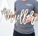 Teacher Last Name Sign