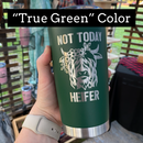 Scottish Thistle Flower Laser Engraved Powder Coated 20oz Double Walled Insulated Tumbler