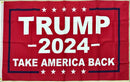 Trump 2024 Take America Back Flag 3' x 5' Size