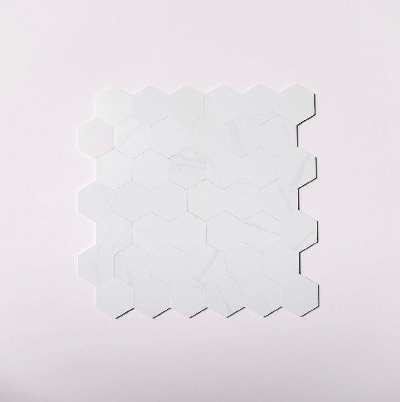 Hexagon Peel and Stick Wall Tiles