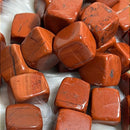 Red Jasper tumble square stone