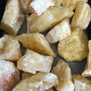Raw Yellow Calcite stone