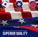 Nylon American Flag — Fade-Resistant Made in USA