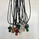 Crystal Mushroom necklace pendant