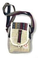 Hemp passport messenger bag