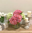 Bundle of 3 Artificial Real Touch Hydrangea Stem