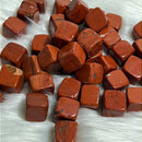 Red Jasper tumble square stone