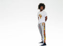 African print joggers | Grey sweatpants