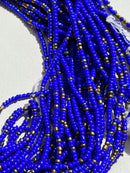 Blue and Gold Waist Beads