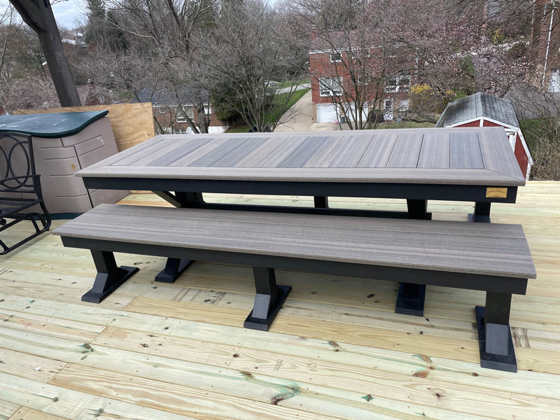 Trestle X Outdoor Bench