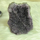 Amethyst cluster for desk| Amethyst geode for decoration