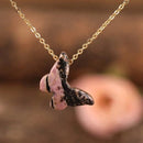 Butterfly Crystal necklace - Elegant Gold gemstone necklace