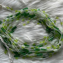 Glow in dark waist beads - Fluorescent waist beads