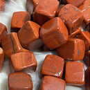 Red Jasper tumble square stone