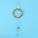 Crystal Suncatchers with Moon & Star