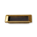 Recessed Antique Brass Closet and Drawer Pulls