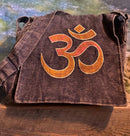 Om Embroidery Cotton Handbag