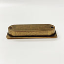 Recessed Antique Brass Closet and Drawer Pulls