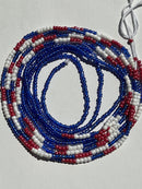 American Flag Waist Beads