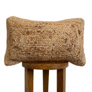 Bali Jute Lumbar Outdoor Pillow Cover, 12x20"