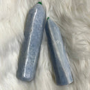 Blue Calcite Tower - Tall Blue crystals