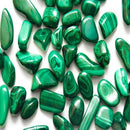 Genuine Malachite tumble stone