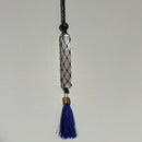 Evil Eye & Selenite ornament for room - Spiritual charm